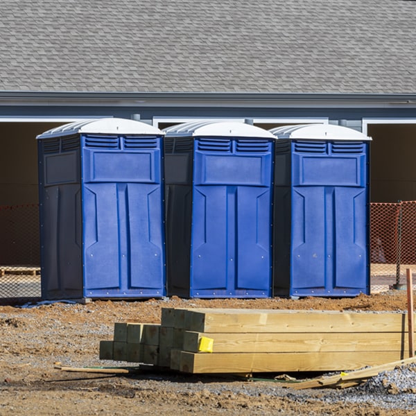 are there any restrictions on where i can place the porta potties during my rental period in Whitney Point NY